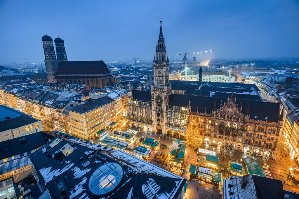 Marienplatz Munich at Night