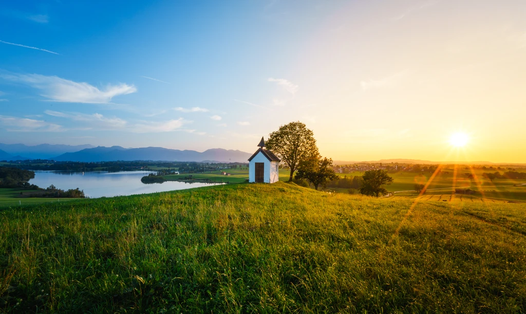 Sunset at the Mesnerhauskapelle